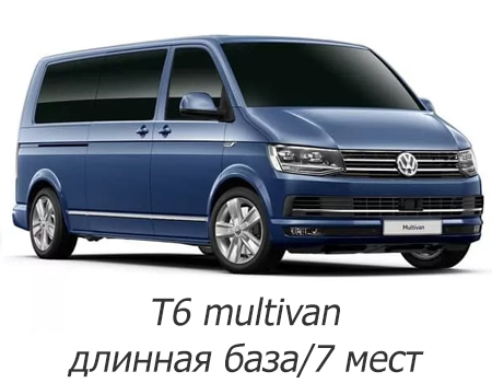 EVA автоковрики для Volkswagen T6 Multivan (7 мест) длинная база — t6-multivan